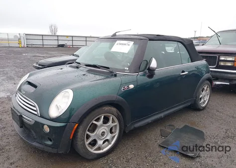 2008 Mini Cooper S z USA, uszkodzony, nr VIN WMWRH33528TU81191